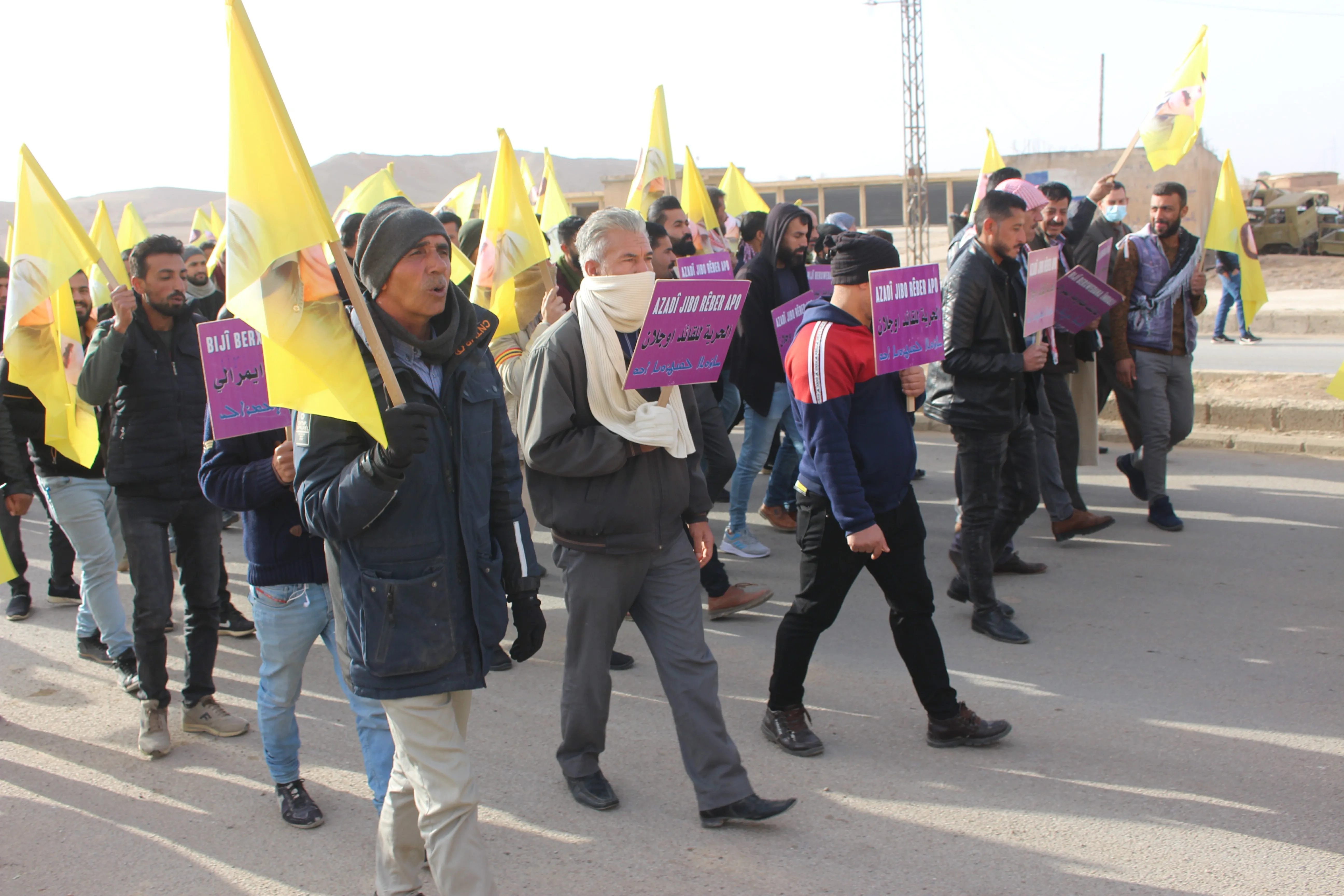 Êrişa li ser Şengalê û tecrîda li ser rêber Ocalan hatin şeremzarkirin