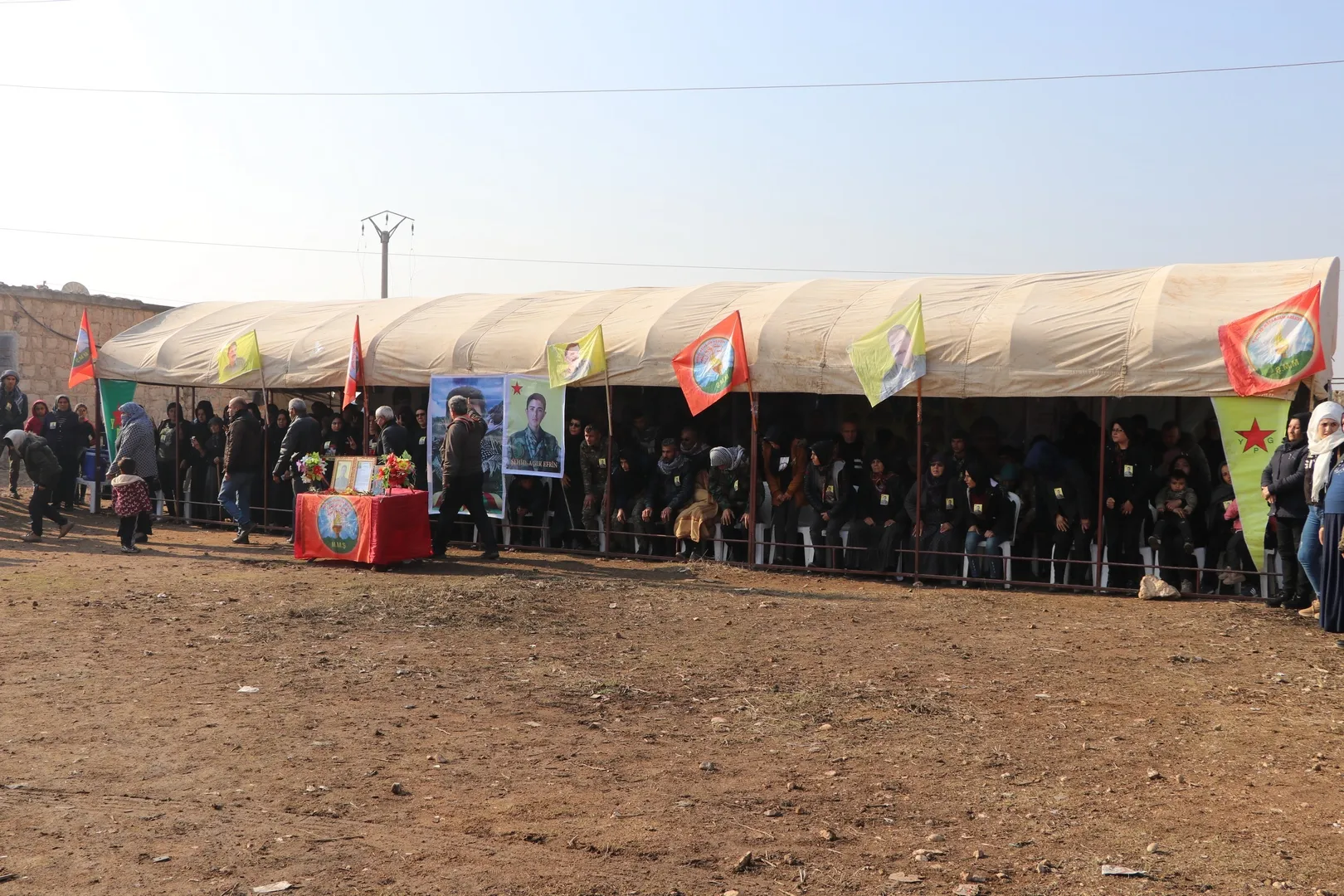 Şêniyên Efrînê sersaxî ji malbata şehîd Agir Efrîn re xwest