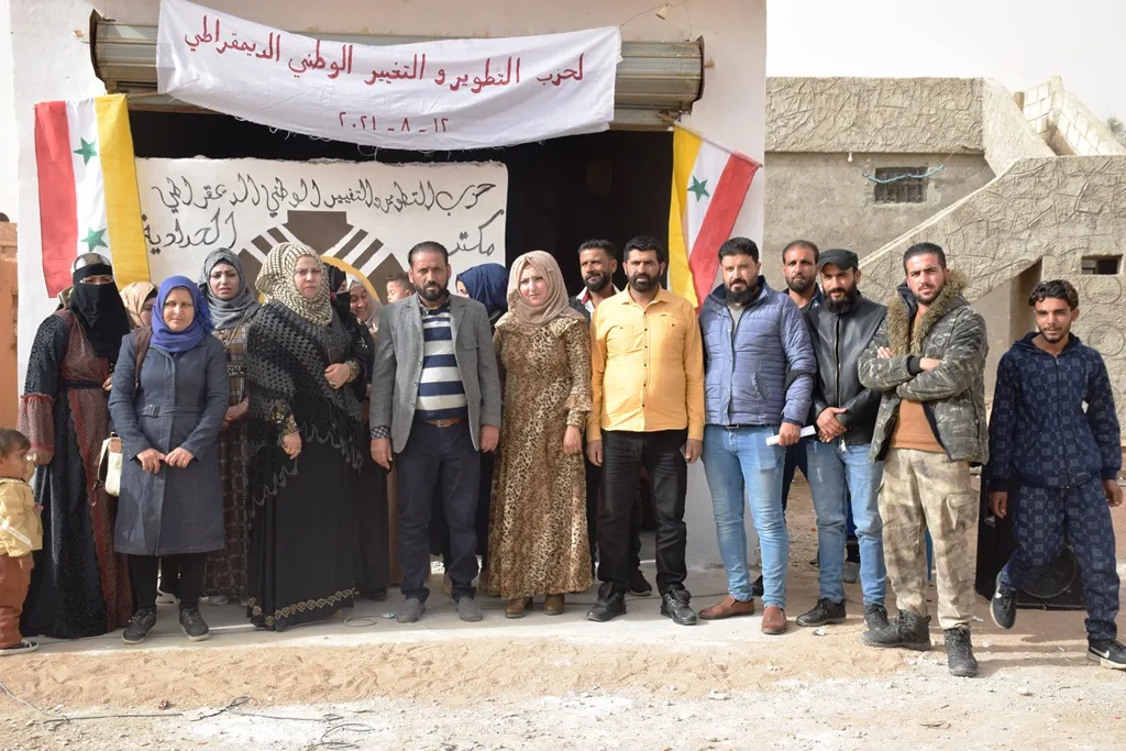Partiya Pêşxistin û Guhertina Demokratîk a Nîştimanî li Hedadiyê nivîsgeha xwe vekir