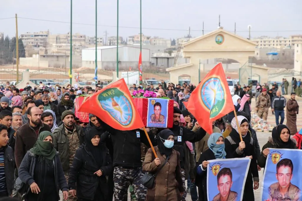 Minbicê şehîd Deham El-Elî oxir kir