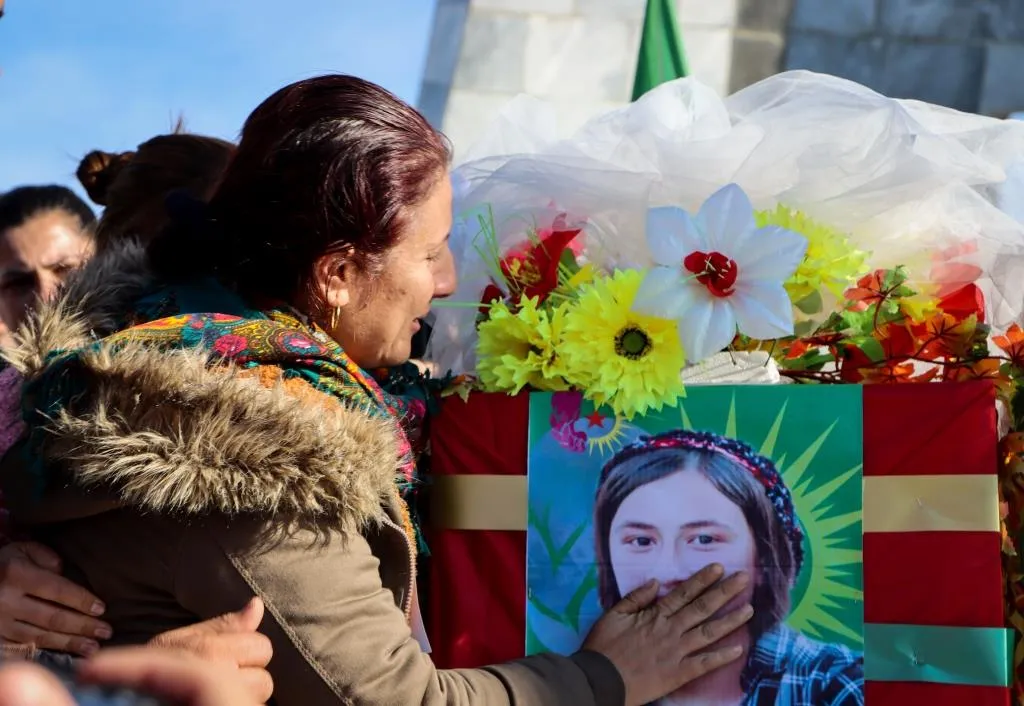 Ji merasîmê şehîdên Kobanê çend wêne