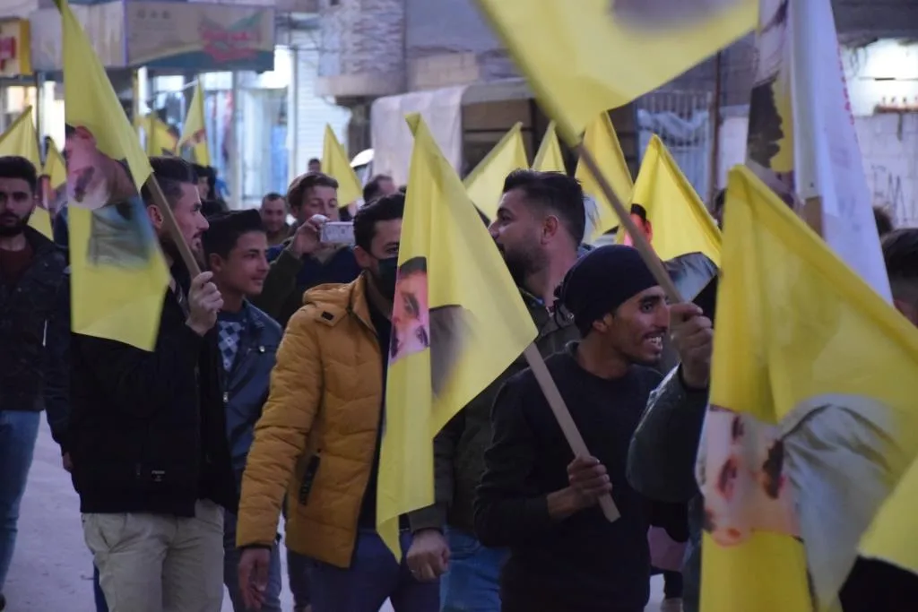 Ciwanên şoreşger ên Hesekê li dijî êrişên dagirkeriyê meşek li dar xist