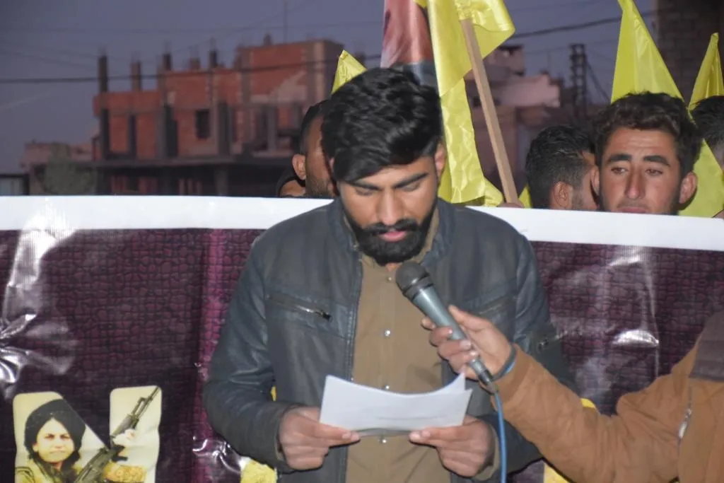 Ciwanên şoreşger ên Hesekê li dijî êrişên dagirkeriyê meşek li dar xist