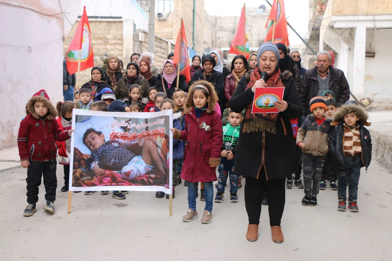 ​​​​​​​Êrişên li ser Kobanê li Heleb û Şehbayê bi daxuyaniyan hatin şermezarkirin