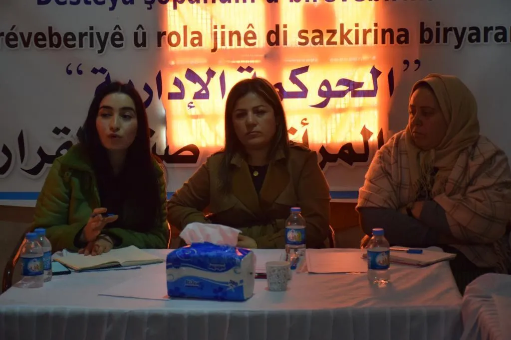 Li Kobanê li ser rola jinan di saziyan de panelek hate lidarxistin