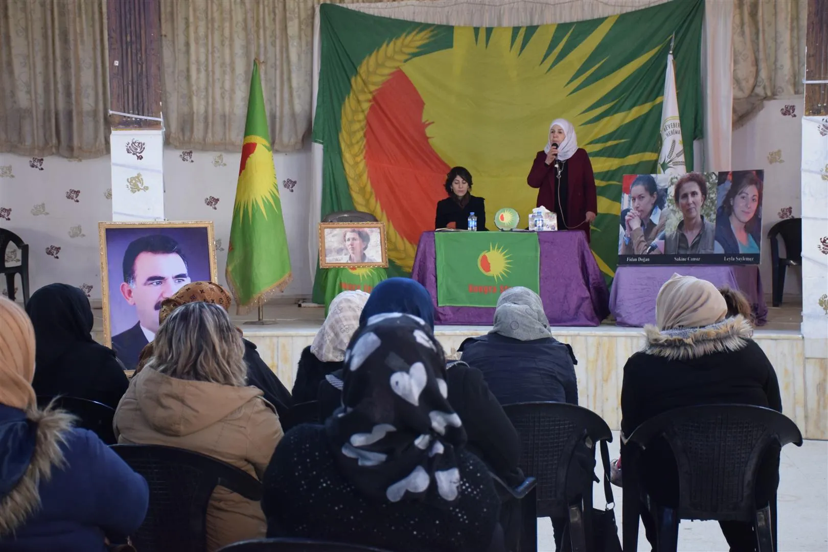 Şêniyên herêma Cizîrê şehîdên komkujiya Parîsê bibîr anîn