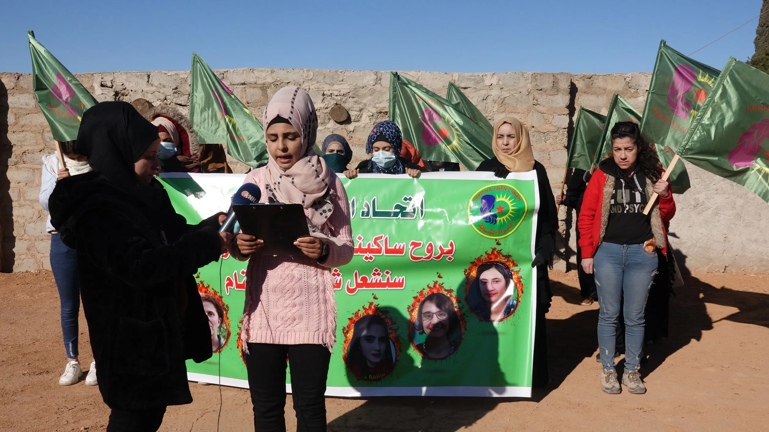 ​​​​​​​Li Kobanê û Tebqayê dagirkirina Efrînê hate şermezarkirin