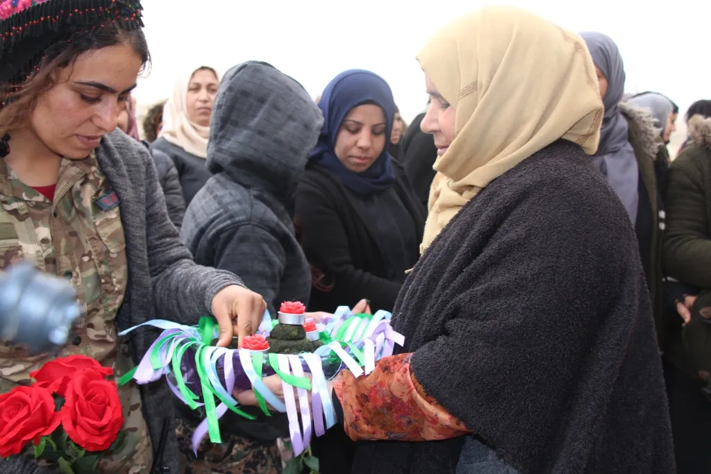 Di salvegera şehadeta Sakîne, Leyla û Fîdan de banga xurtkirina têkoşînê hate kirin