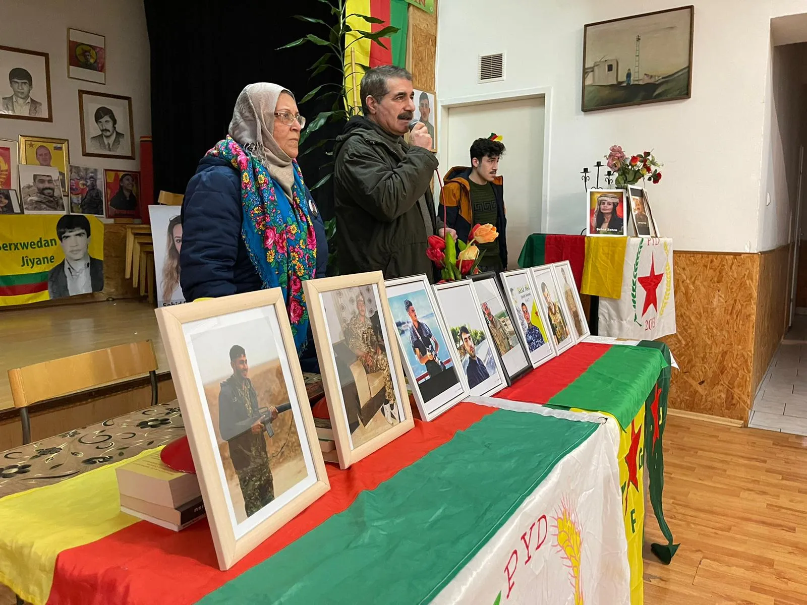 Kurdên li Awisturyayê şehîdên berxwedana Hesekê bi bîr anîn