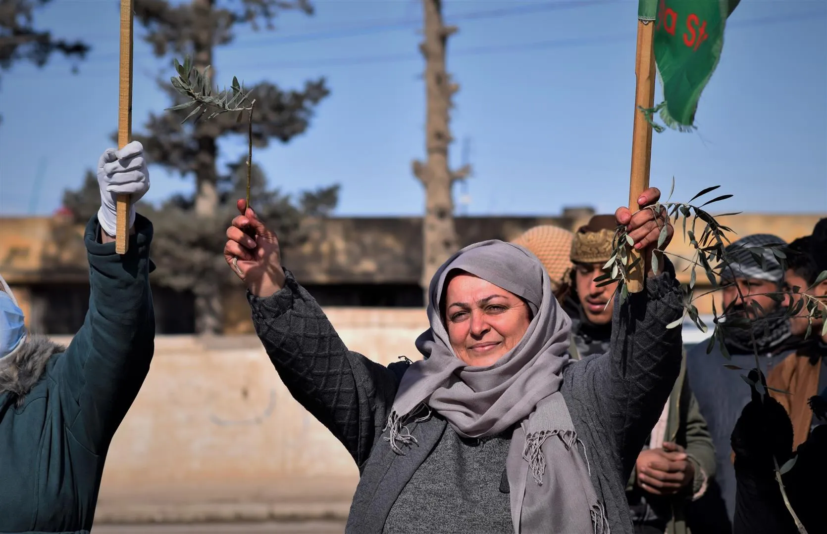 Li bajar û navçeyên kantona Hesekê çalakiyên ji bo Efrînê
