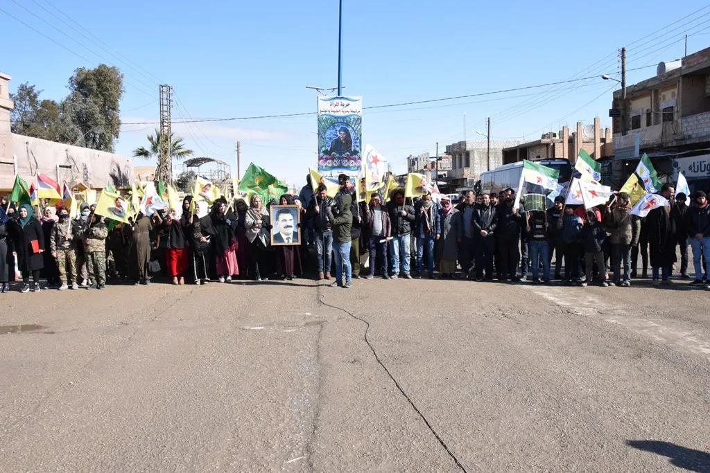 Li bajar û navçeyên kantona Hesekê çalakiyên ji bo Efrînê