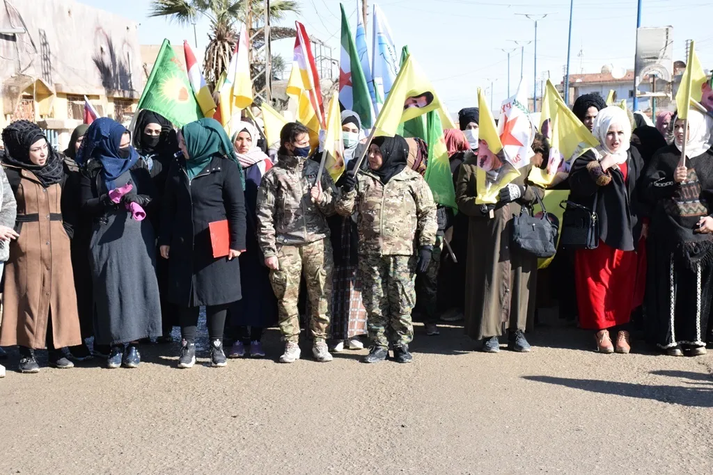 Li bajar û navçeyên kantona Hesekê çalakiyên ji bo Efrînê