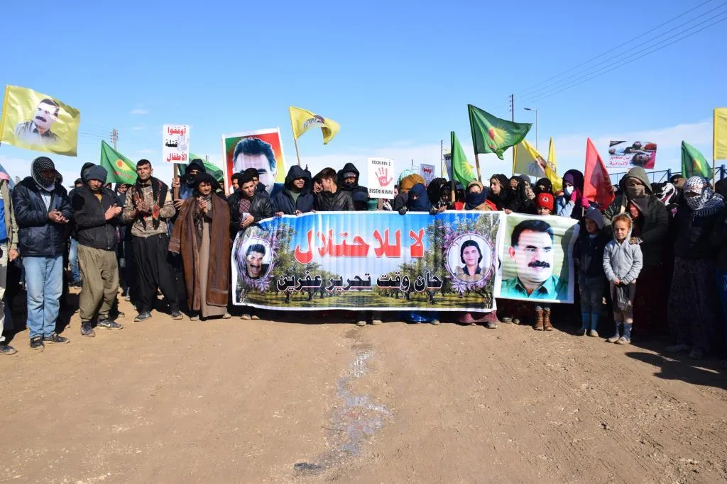 Li bajar û navçeyên kantona Hesekê çalakiyên ji bo Efrînê