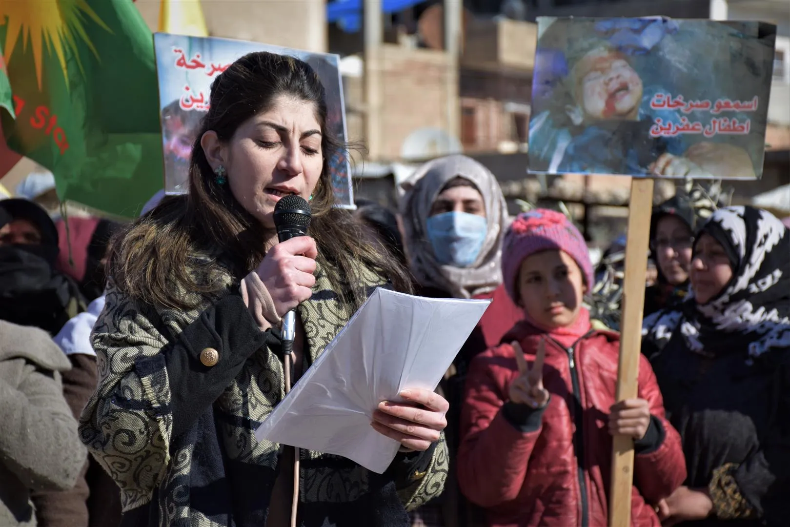 Li bajar û navçeyên kantona Hesekê çalakiyên ji bo Efrînê