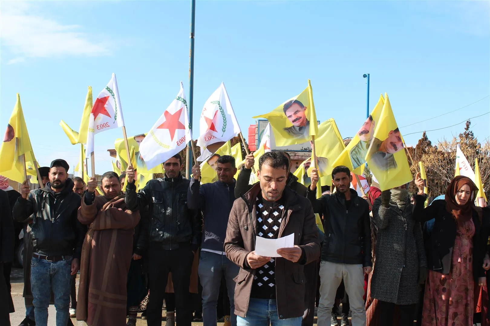 Li bajar û navçeyên kantona Hesekê çalakiyên ji bo Efrînê