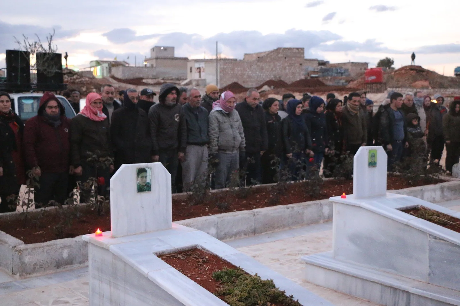 ​​​​​​​Malbatên şehîdan sûcên dewleta Tirk ên li Efrînê şermezar kirin