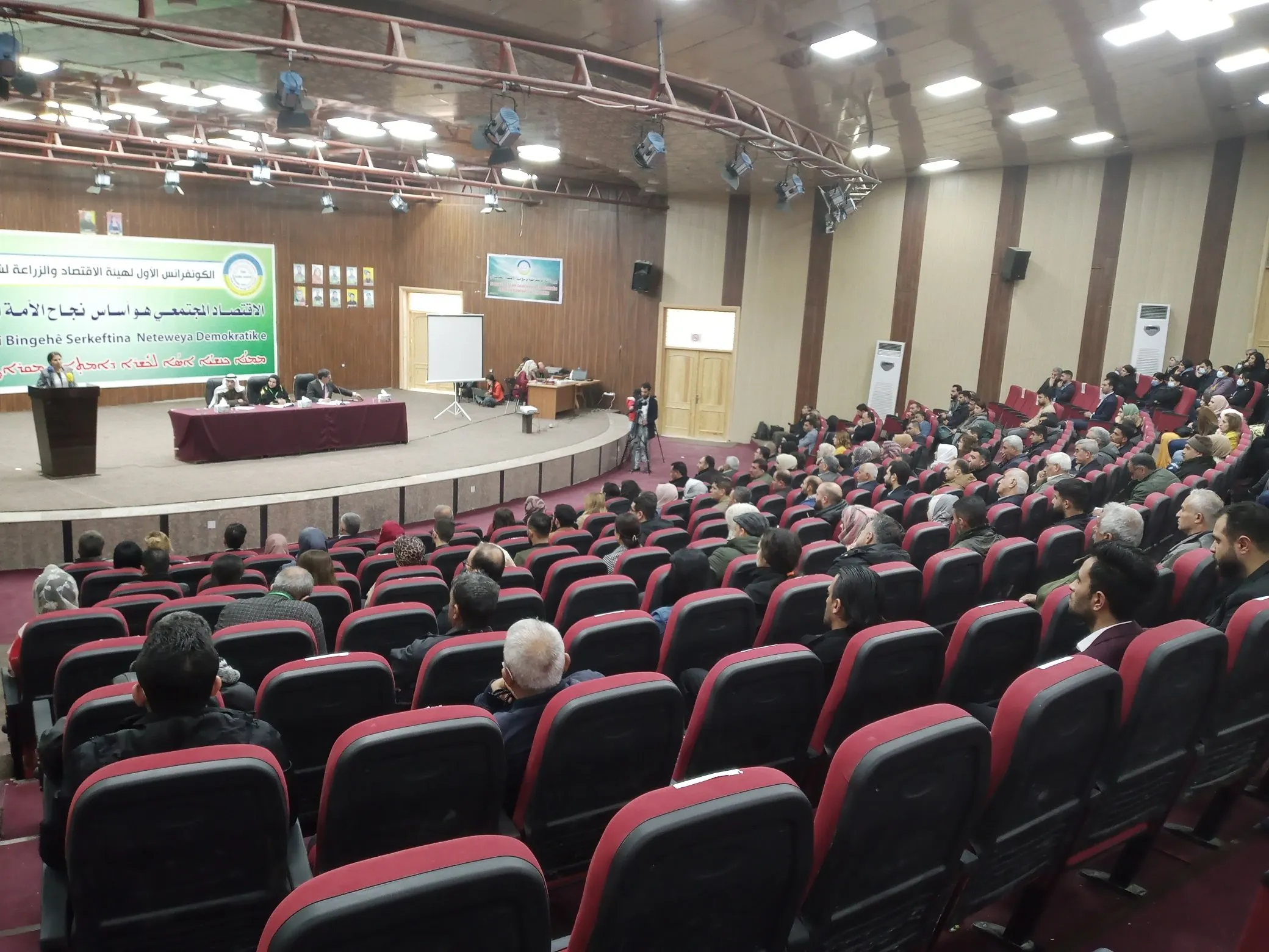 ​​​​​​​Konferansa Desteya Aborî û Çandiniyê ya 1`emîn li Hesekê dest pê kir
