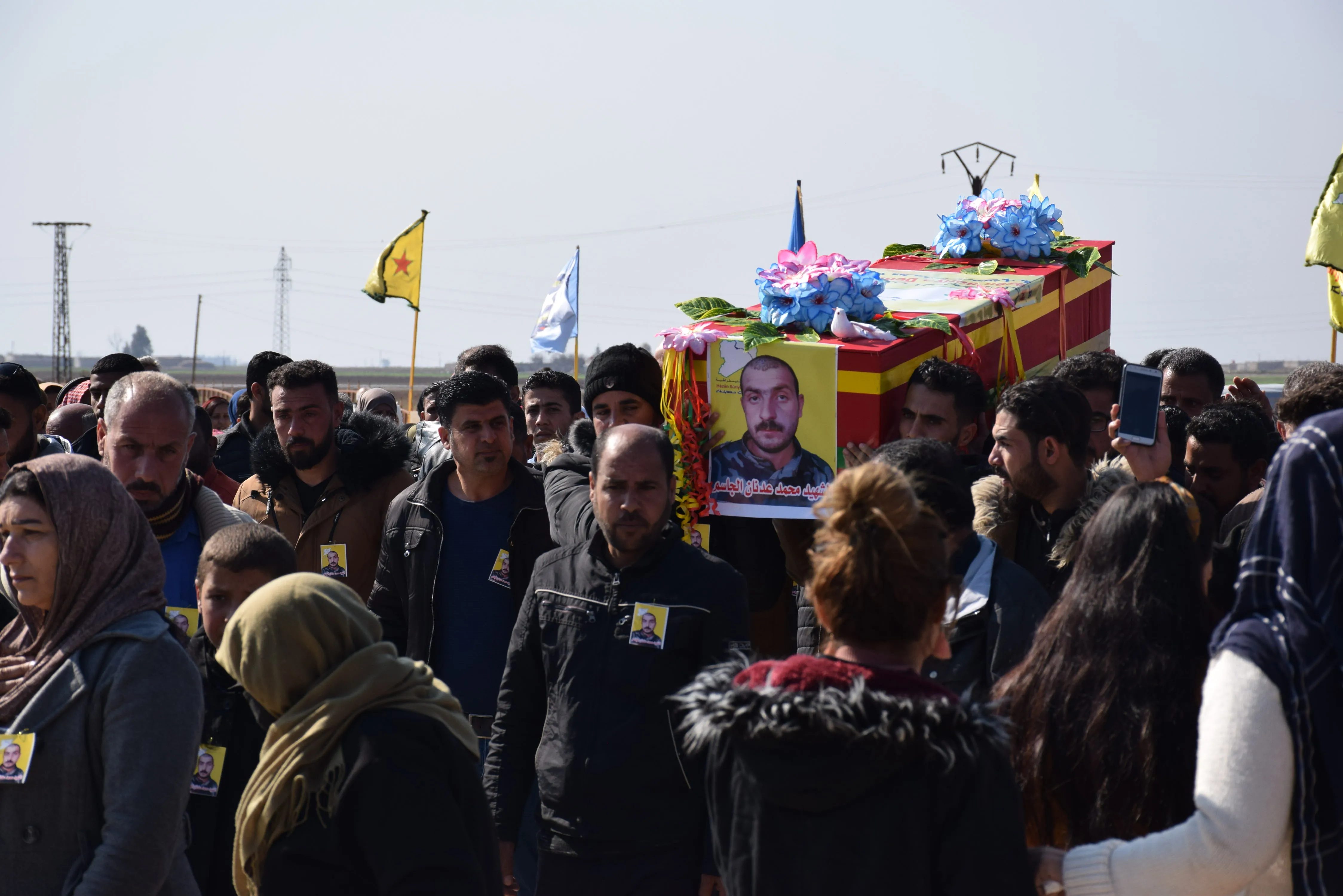 ​​​​​​​Şêniyên Tirbespiyê û Çilaxa şehîd Mihemed Ednan El-Casim oxir kir