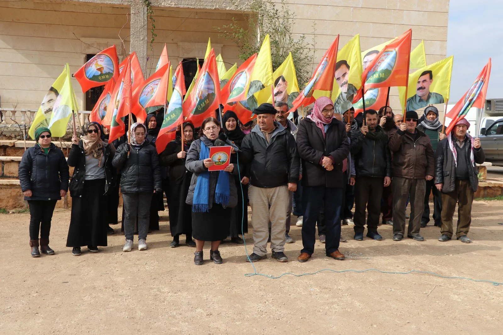 ​​​​​​​Malbatên Şehîdan a herêma Efrînê êrişên dewleta Tirk şermezar kir