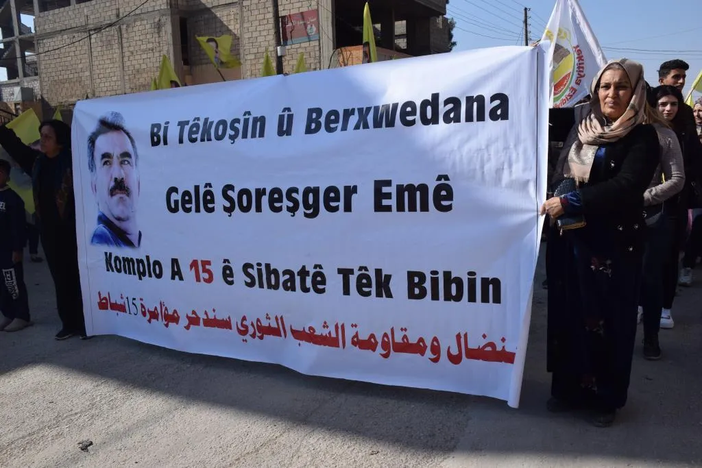 Şêniyên kantona Hesekê Komploya Navneteweyî şermezar kir