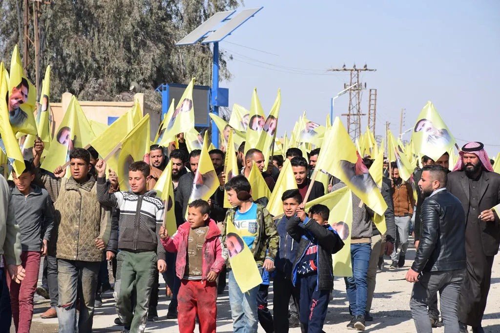 Şêniyên kantona Hesekê Komploya Navneteweyî şermezar kir