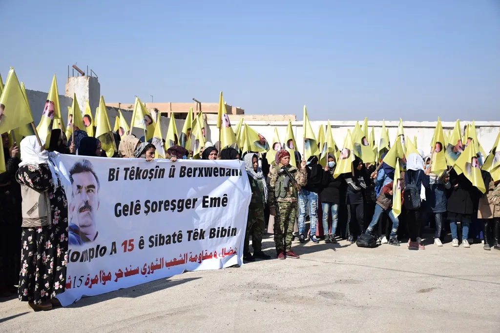 Şêniyên kantona Hesekê Komploya Navneteweyî şermezar kir