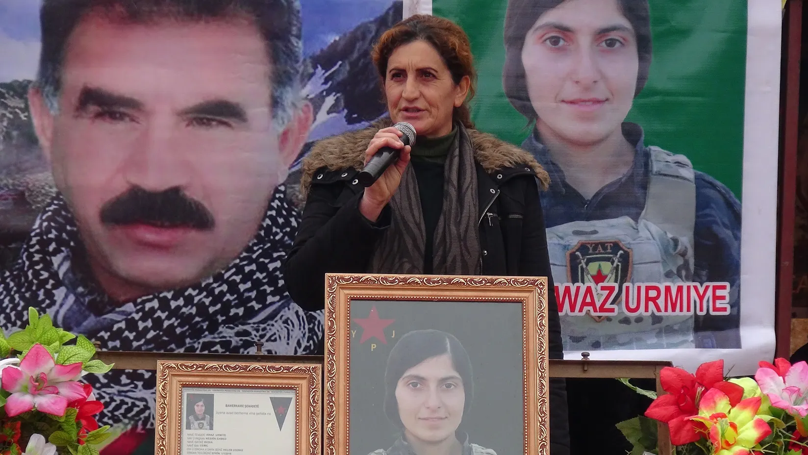 ​​​​​​​Şêniyên herêma Efrînê sersaxî ji malbeta şehîd Awaz Urmiya re xwest