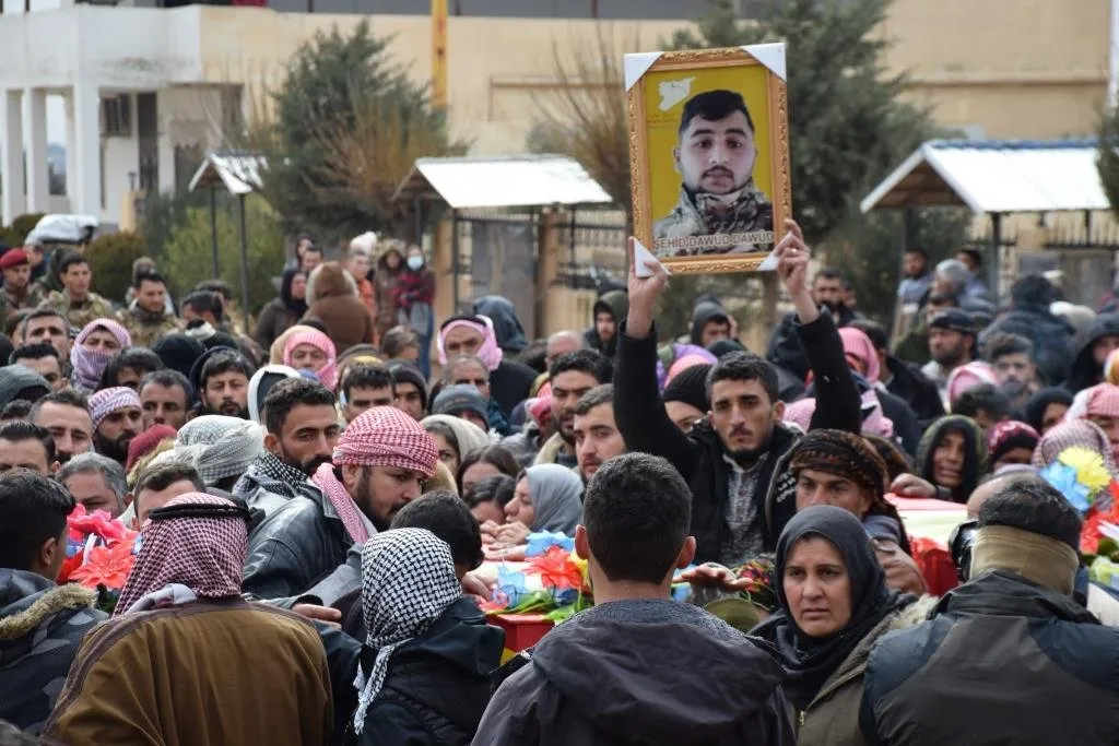 ​​​​​​​Li Hesekê cenazeyên 11 şehîdên pêngava Gurzê Gelana hatin oxirkirin