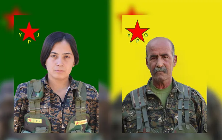 ​​​​​​​YPG'ê nasnameya du şehîdan eşkere kir