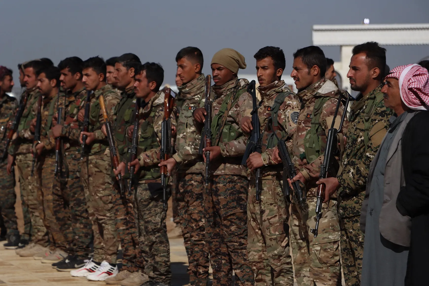 4 şehîdên Pêngava Gurzê Gelan bi merasîmekê bi heybet li Til Hemîsê hatin oxirkirin