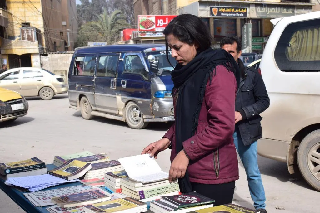 Çalakiya pirtûkxaneya gerok li Hesekê dest pê kir
