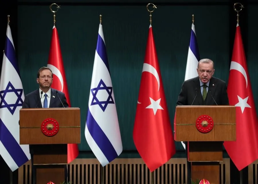 Têkiliyên Îsraîl û Tirkiyê û bandora wan a li ser Hemasê