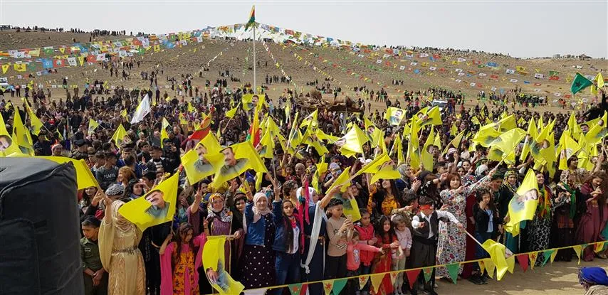 ​​​​​​​ Agirê Newroza 2022'an li Bakur û Rojhilatê Sûriyê hat dadan