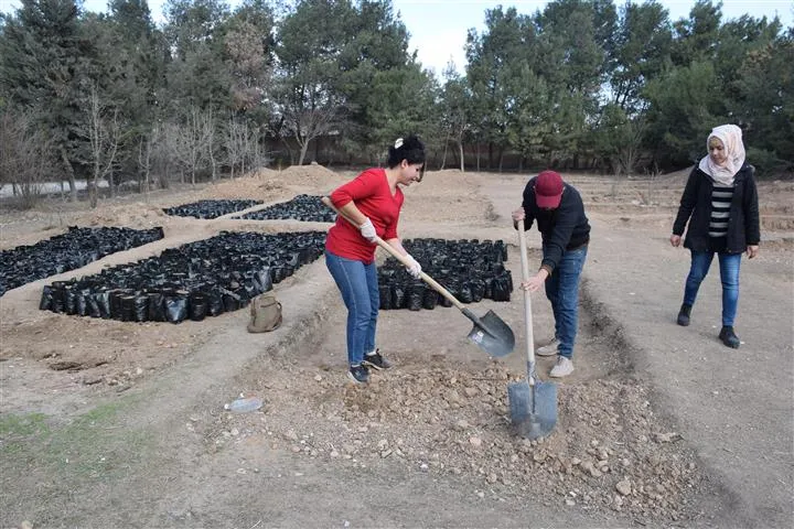 ‘Keziyên Kesk’ li Hesekê dest bi çandina 6 hezar daran kir
