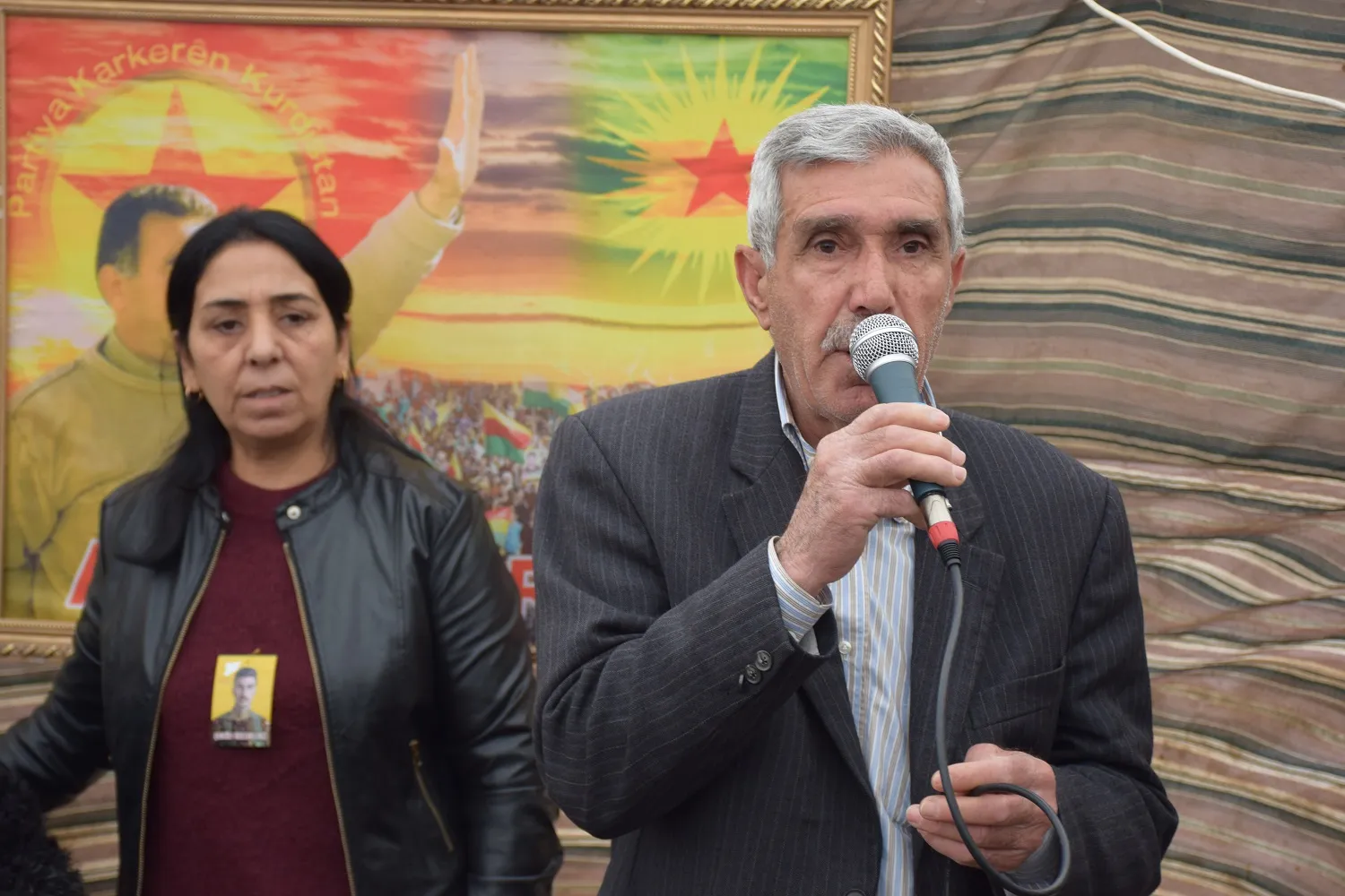 Şêniyên Qamişloyê sersaxî ji malbata şehîd Ehmed Elî re xwest