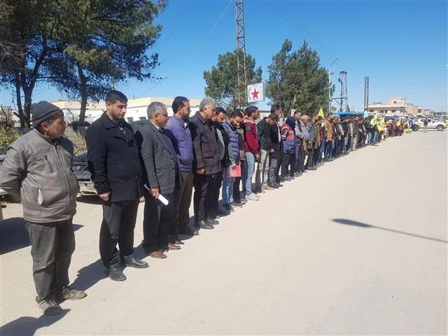 Şêniyên herêma Cizîrê şehîdên Komkujiya Helebçeyê bi bîr anîn