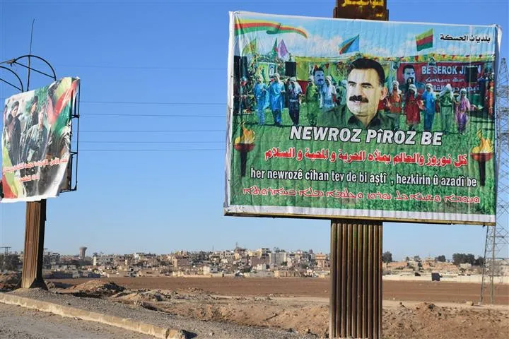Kantona Hesekê ji bo Newrozê hate xemilandin