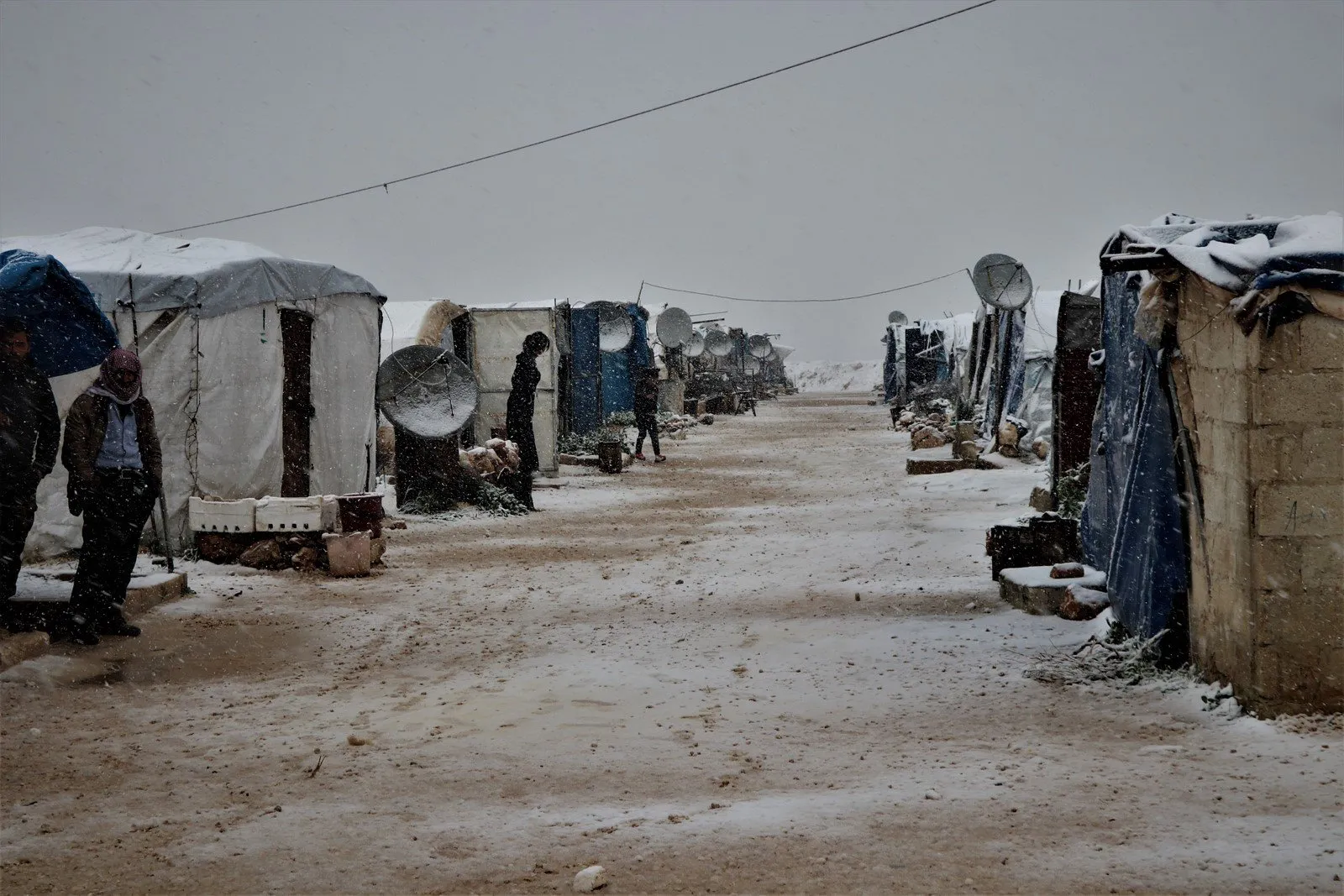 ​​​​​​​Şehba bi berfê spî bûye
