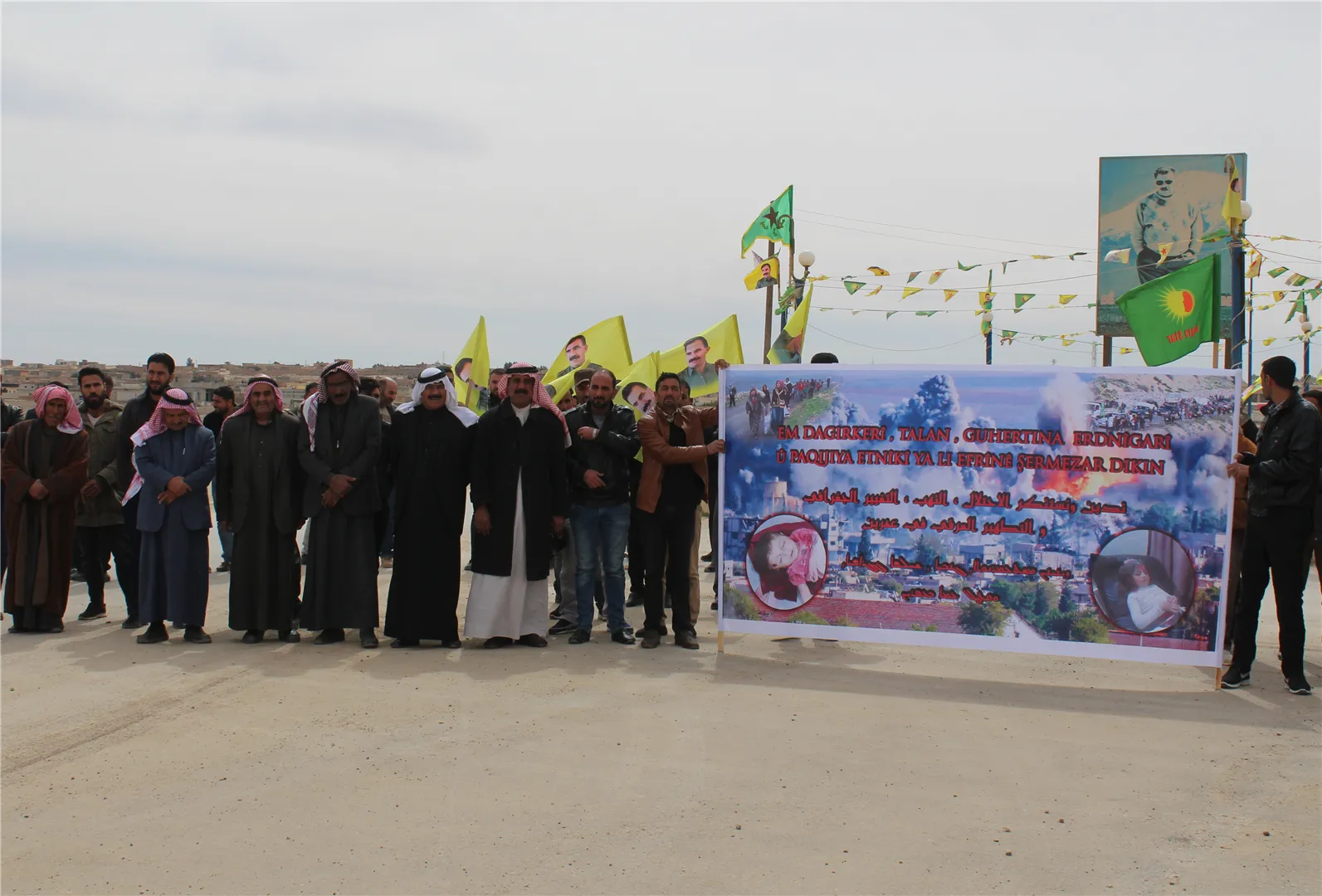 Bi hezaran şêniyên herêma Cizîrê: Na ji dagirkirina Efrînê re