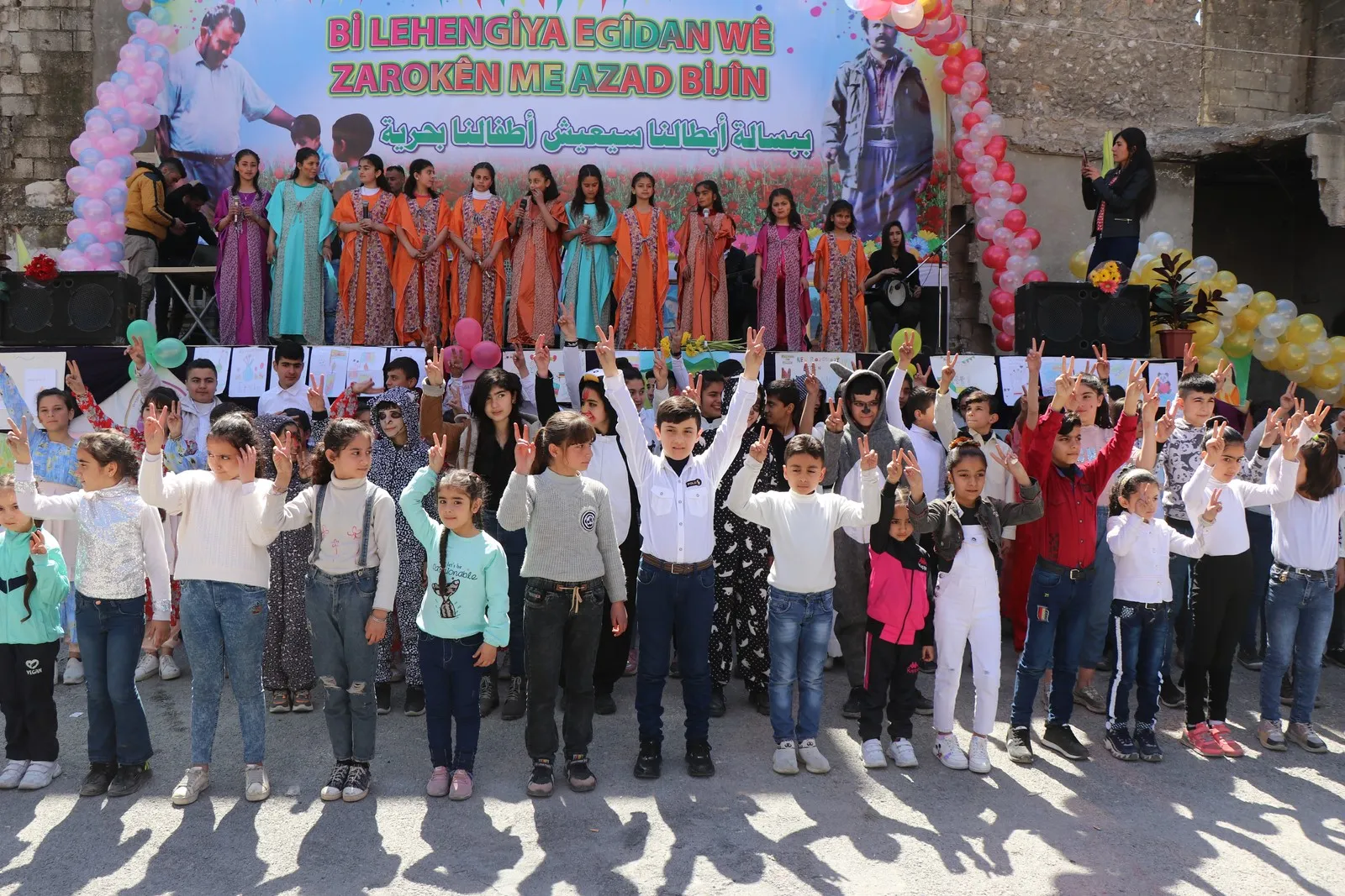 Li Hesekê û Helebê jî ji bo zarokan şahî hatin lidarxistin