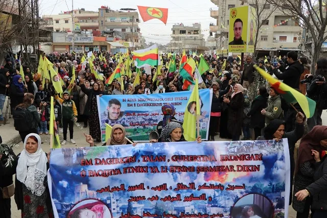 ​​​​​​​Li Qamişlo meşeke girseyî ji bo Efrînê hate lidarxistin