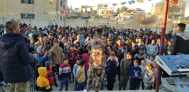 Li Hesekê agirê Newrozê hate dadan
