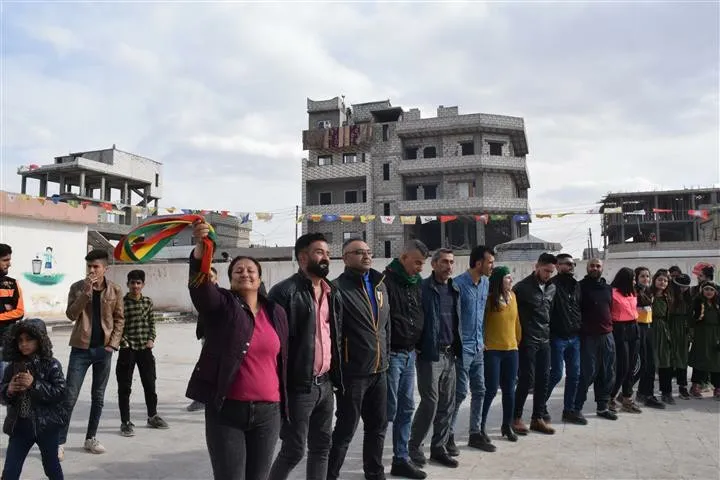 ​​​​​​​Li Bakur û Rojhilatê Sûriyê û Şamê coşa Newrozê