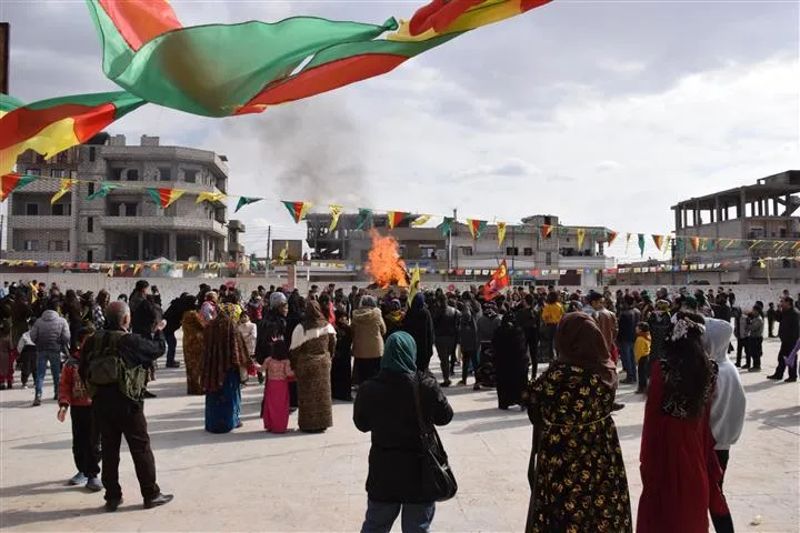 ​​​​​​​Li Bakur û Rojhilatê Sûriyê û Şamê coşa Newrozê