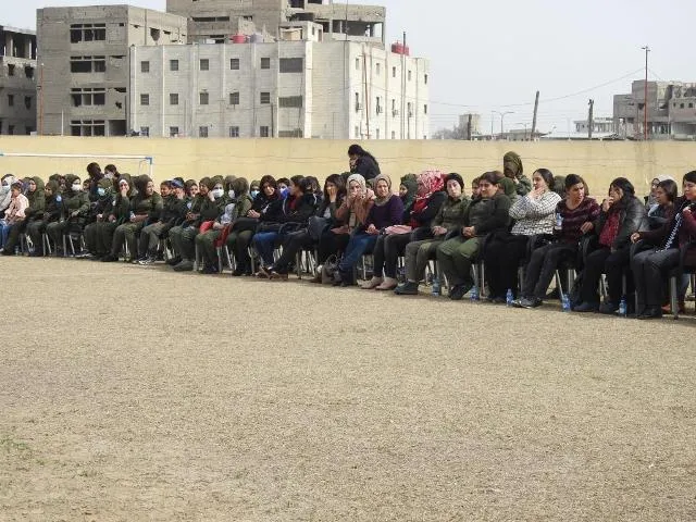 Pîrozbahiyên Hêzên Ewlekariya Hundirîn –Jin bi boneya 8’ê Adarê