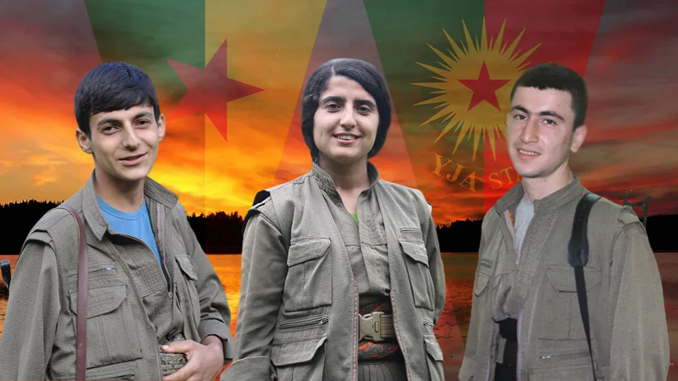 HPG'ê nasnameya 3 şehîdan eşkere kir