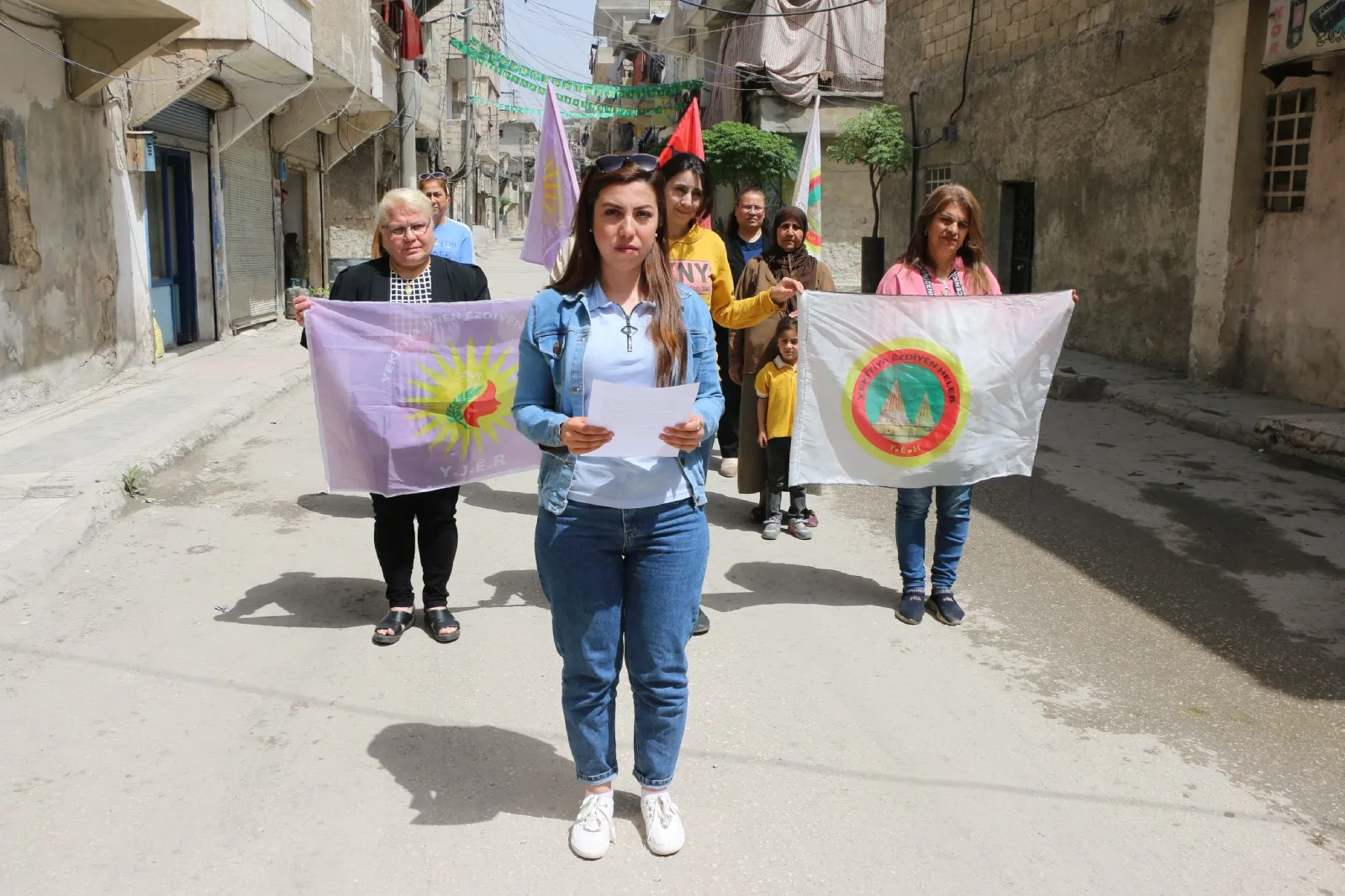 Yekitiya Êzidiyan a Helebê hewldanên têkbirina destkeftiyên Şengalê şermezar kir