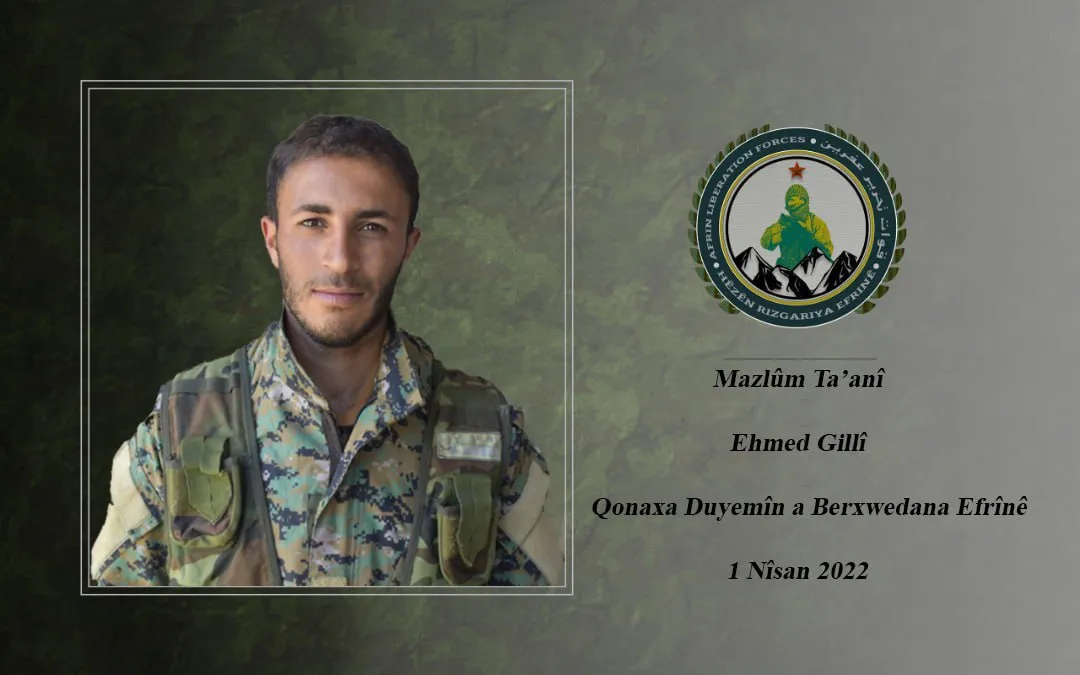 HRE`yê nasnameya şehîdekî eşkere kir