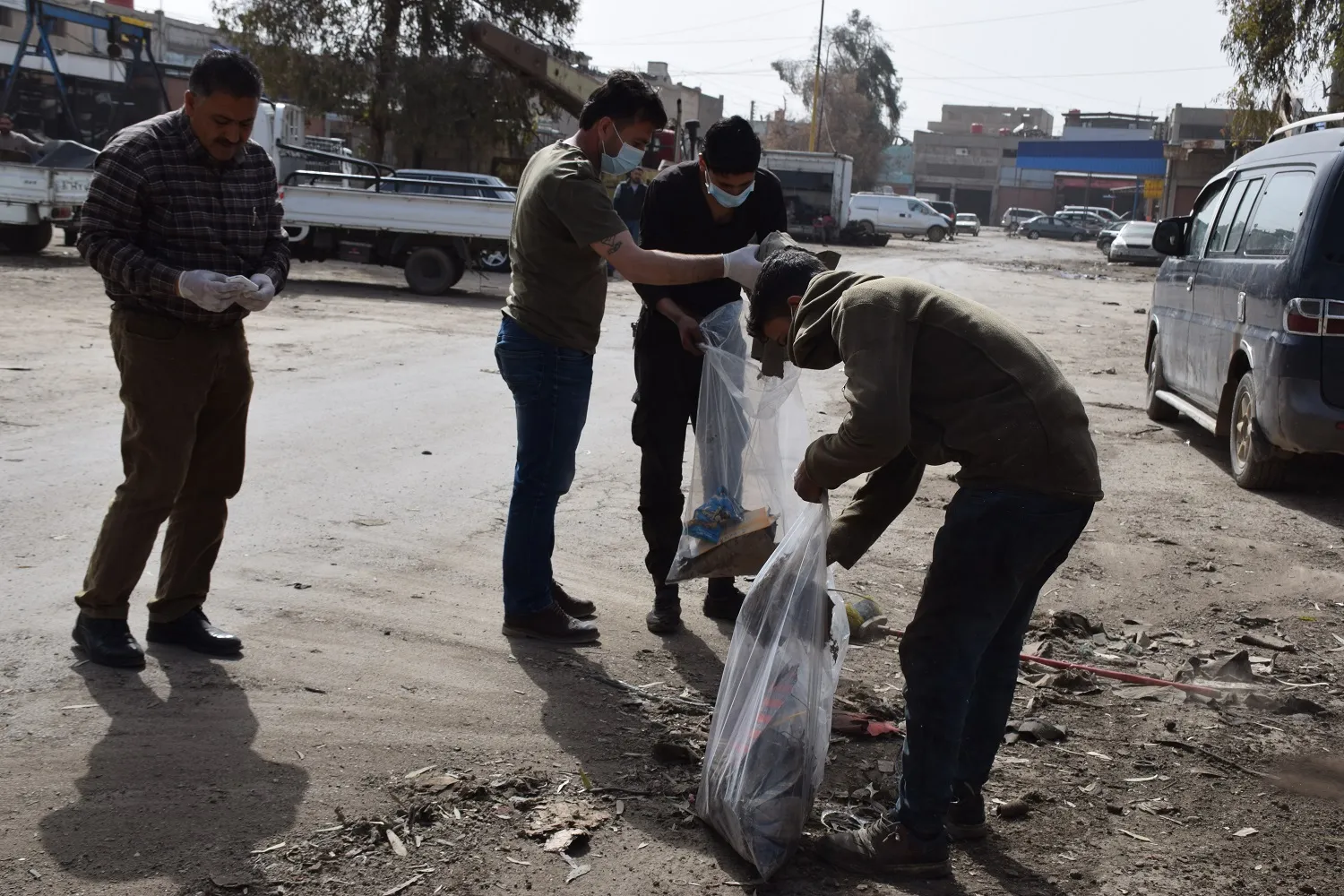 Hemleya paqijiyê li Herêma Pîşesaziyê ya Qamişloyê dewam dike