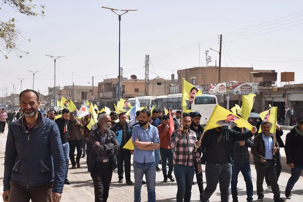 Ji bo şermezarkirina siyasetên PDK`ê li Hesekê çalakî hatin lidarxistin